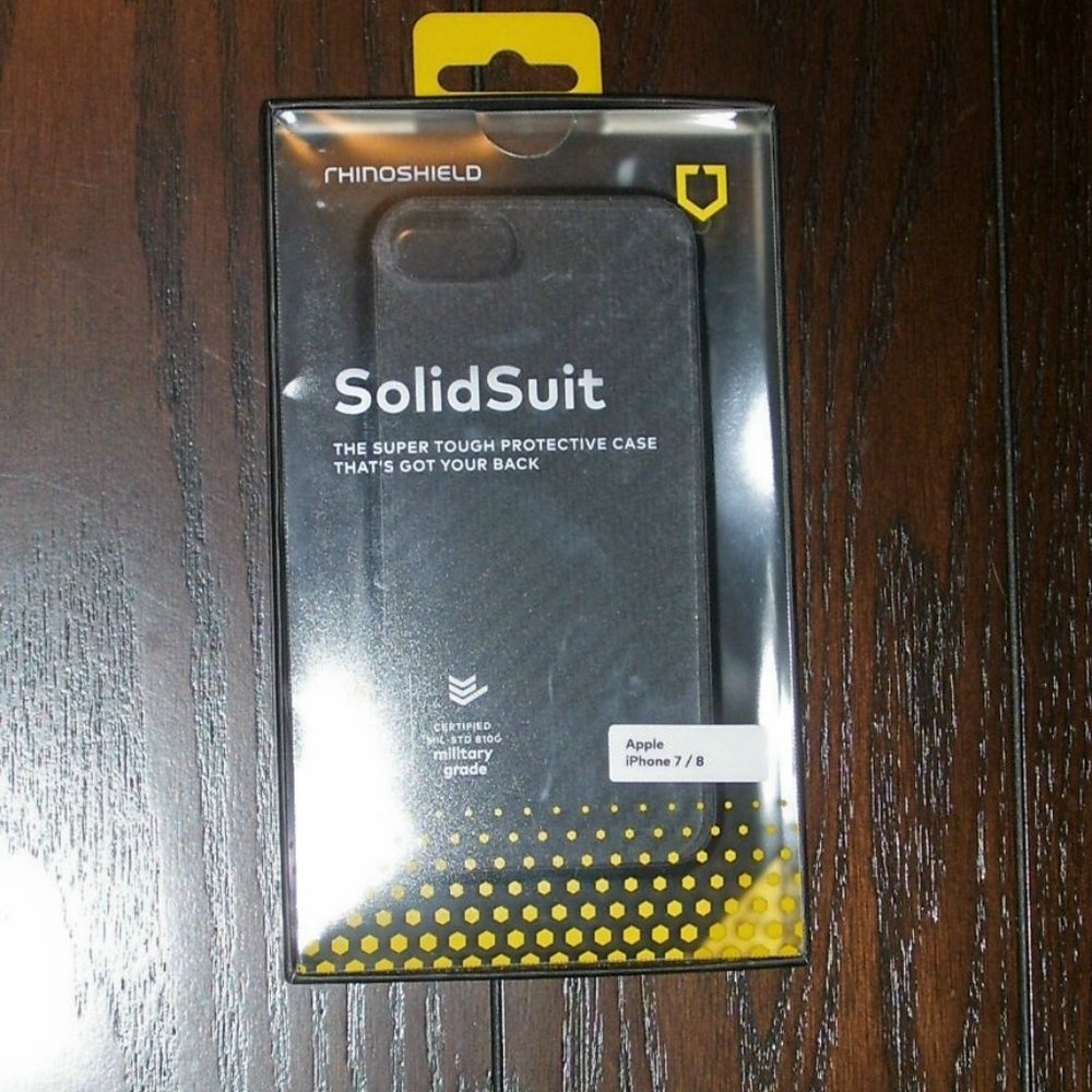 RhinoShield iPhone 8 / 7 Protective Case Carbon Fiber Design - New